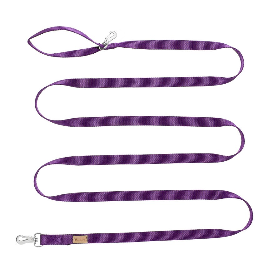 Поводок для собак Haqihana, цвет пурпурный, длина 3 метра, ширина 20 мм