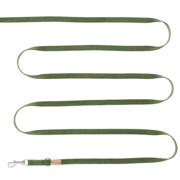 Поводок для собак Haqihana, цвет зеленый, длина 5 метров, ширина 15 мм
