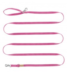 Поводок для собак Haqihana, цвет розовый, длина 3 метра, ширина 20 мм